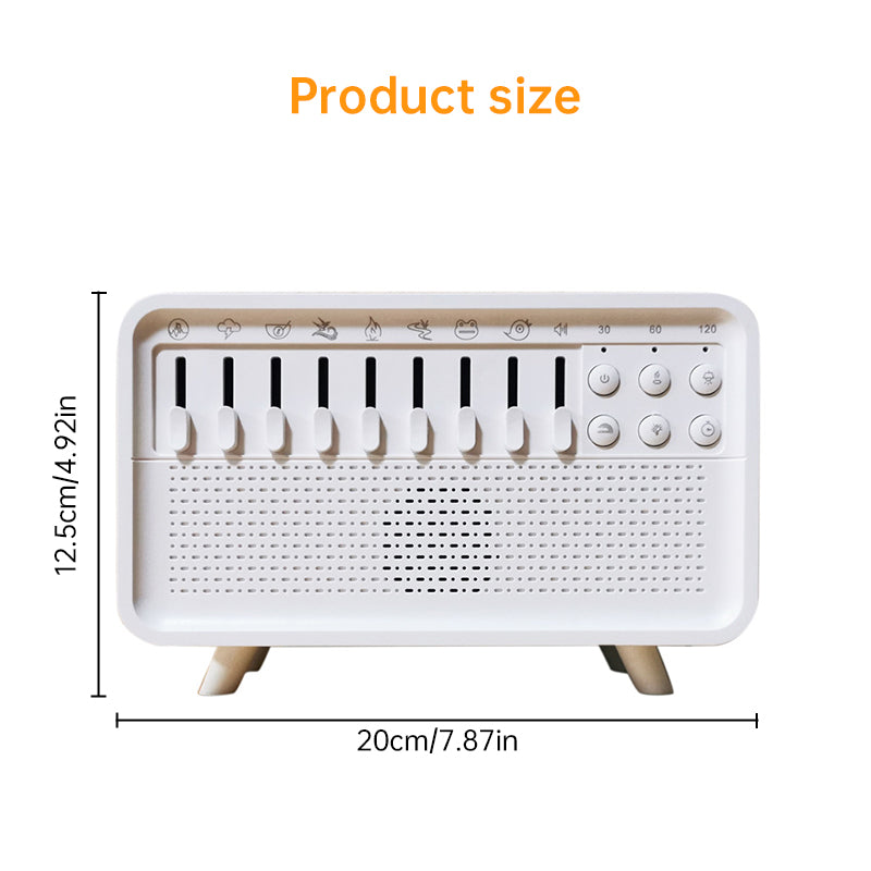Air Aroma Diffuser Humidifier with White Noise, Night Light & Bluetooth Speaker
