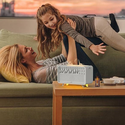 Air Aroma Diffuser Humidifier with White Noise, Night Light & Bluetooth Speaker
